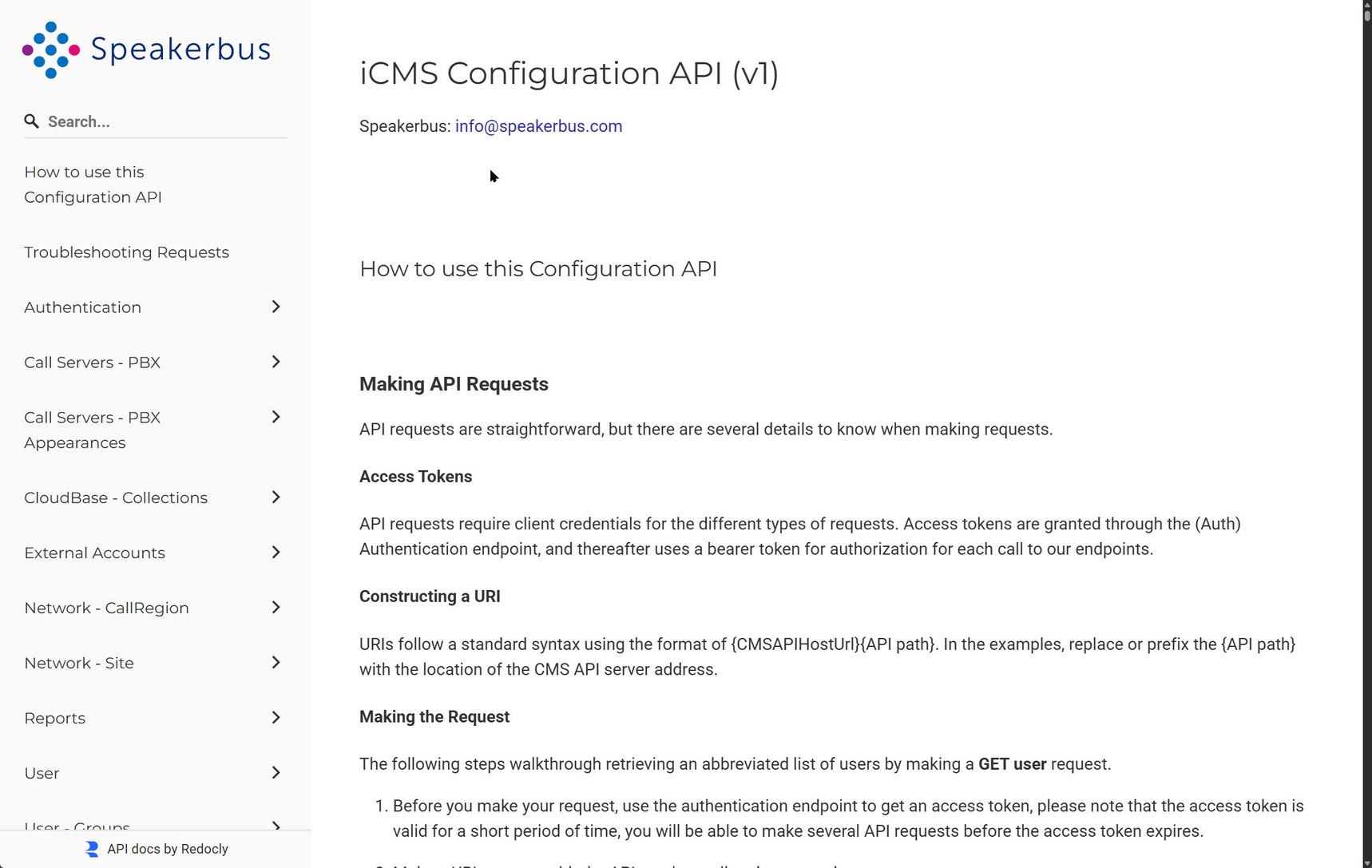 iCMS API Documentation